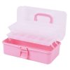 Cutie Cosmetica Compartimentata Rose cu Doua Sertare si Maner, SensoPRO Milano