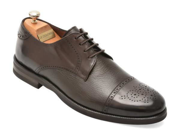 d003a31e3aaedf929f51dc83c526e3fcf3f4623e61b10ea822b52a96ff8f6eee.jpeg Pantofi eleganti LE COLONEL maro, 44725, din piele naturala