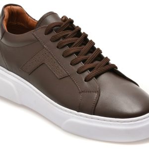 d300c7c40616b337b29b39af7ae99dfd065f6f4868ab698edb29c2ef15268e71.jpeg Pantofi sport LOST maro, LST12, din piele naturala