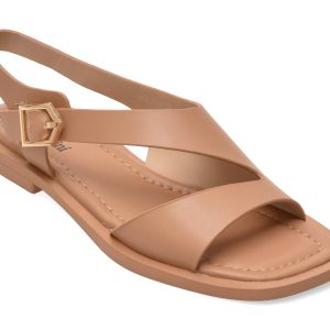 Sandale FLAVIA PASSINI nude, X793, din piele naturala