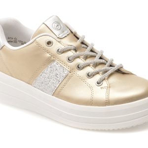 Pantofi sport REMONTE aurii, D1C10, din piele ecologica