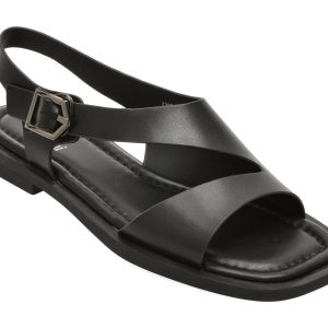 Sandale FLAVIA PASSINI negre, X793, din piele naturala