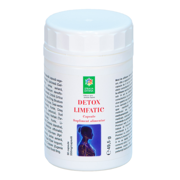 Detox Limfatic, 90 capsule, Steaua Divina
