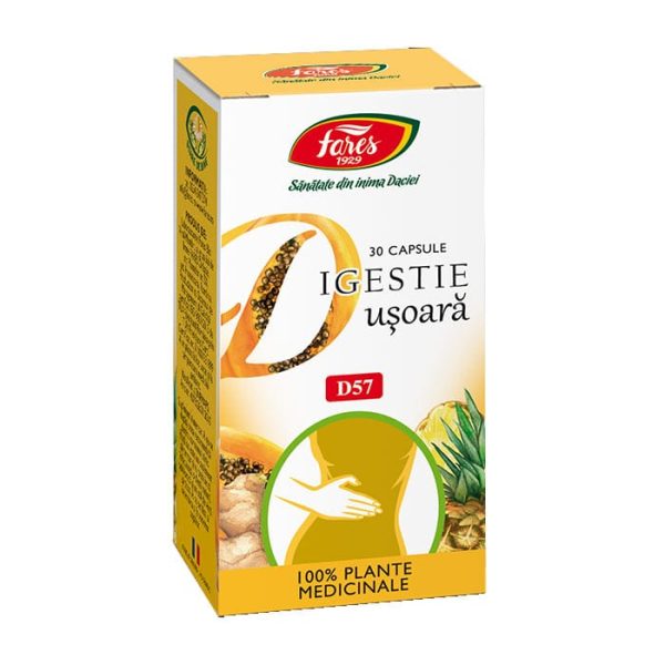 Digestie Usoara 30 capsule D57
