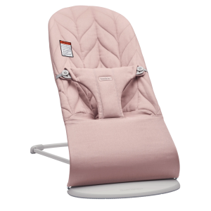 BabyBjorn - Balansoar din tesatura matlasata cu aspect delicat de petala, Bliss Dusty Pink