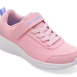 e7251121416aee6a3157ed8c2f466468641f35ec9b849d47e69944c2f2ecbf9c.jpeg Pantofi sport SKECHERS roz, BOUNDER, din material textil