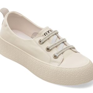 Pantofi sport GRYXX albi, 24992, din piele naturala