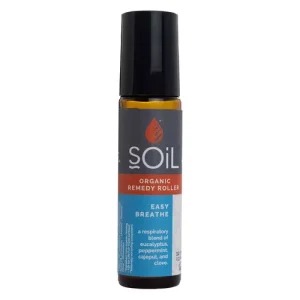 Roll-On Easy Breathe cu Uleiuri Esențiale Pure Organice ECOCERT, 10 ml | SOiL