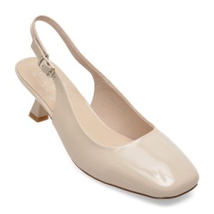 Pantofi eleganti FLAVIA PASSINI bej, JH09, din piele naturala lacuita