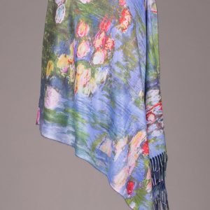 esarfa-cu-imprimeu-cu-pictura-cu-nuferi-604-718826257904.jpg Esarfa matase cu imprimeu model inspirat dupa Nuferii de Claude Monet