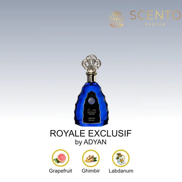 Extract De Parfum ADYAN, ROYALE EXCLUSIF, barbat, 100ML - Original Dubai