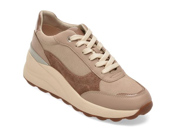 f18b3b76009bebc8c690cbade0ea1ac124764628727c21cb93aee51be6cc8724.jpeg Pantofi sport GEOX bej, D65WAB, din piele ecologica