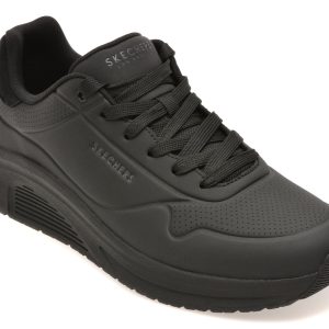 Pantofi sport SKECHERS negri, UNO LITE 2, din piele ecologica