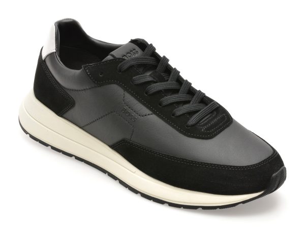fab73887ee9ba0b03b299ef43b9f1fd53c6a181cdb1e5540ee768c626a7fa43c.jpeg Pantofi sport BOSS negri, 7837, din piele naturala