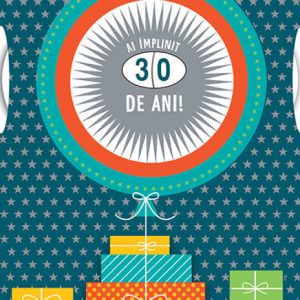 Felicitare - Ai implinit…ani - albastru