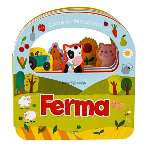 Bebe invata. Ferma. Carte cu ferestruici