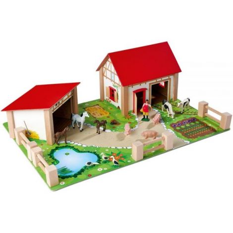 ferma-din-lemn-eichhorn-51x36x17-cm-cu-20-accesorii-1.jpg Ferma din lemn Eichhorn 51x36x17 cm cu 20 accesorii
