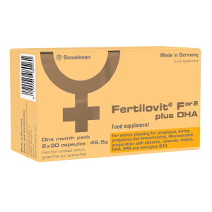 Fertilovit For2 plus DHA, 60 capsule, Gonadosan