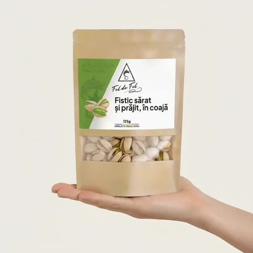 fistic-sarat-prajit-feldefel-2-2.webp Fistic sărat și prăjit în coajă, 125g | Dacica Fel de Fel