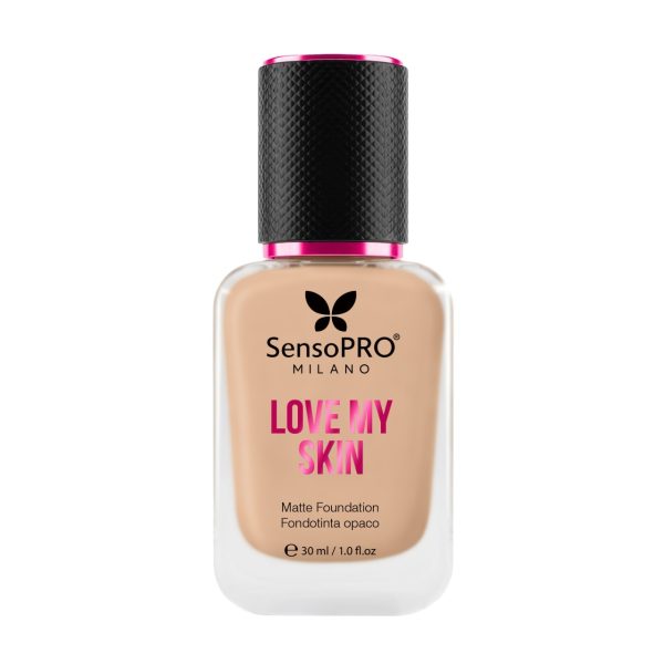 Fond de ten Love My Skin, cu vitamina E, SensoPRO Milano, S05 Medium Warm