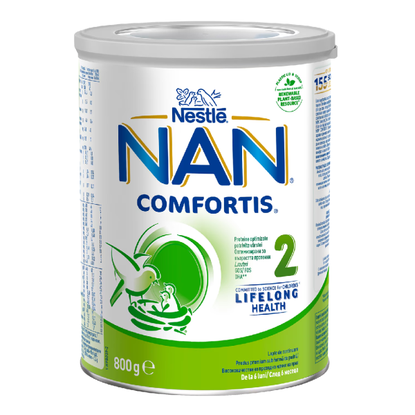 formula-de-lapte-de-continuare-nan1-comfortis-2-800g-nestle.png Formula de lapte praf Nan 2 Comfortis, 6+ luni, 800 g, Nestle
