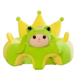 fotoliu-bebe-cu-spatar-si-suport-de-picioare-elefantul-crem-copie-419959.jpg Fotoliu bebe cu spatar si suport de picioare Royal Crown Baby Frog, Broscuta verde