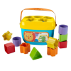 Sortator de forme cu galetusa pentru Bebelusi, Primele Cuburi, FisherPrice FFC84