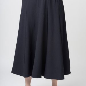 Fusta neagra in clini, lunga, din vascoza (88 cm)