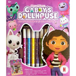 gabby_kaleidoscope_set_de_colorat_si_de_activitati_1.jpg Gabby's Dollhouse. Set de colorat si de activitati