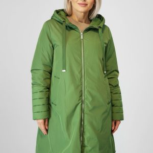 geaca-a-line-ajustabila-in-talie-si-jos-cu-fermoar-si-gluga-verde-886146.jpg Geaca A line, ajustabila in talie si jos, cu fermoar si gluga, verde