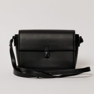 Geanta neagra desing minimalist