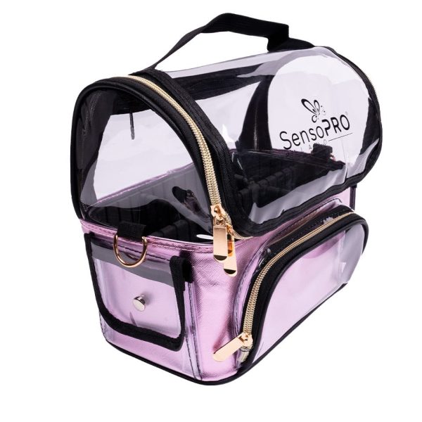 Geanta Produse Cosmetice SensoPRO Milano, Vanity Travel Pink