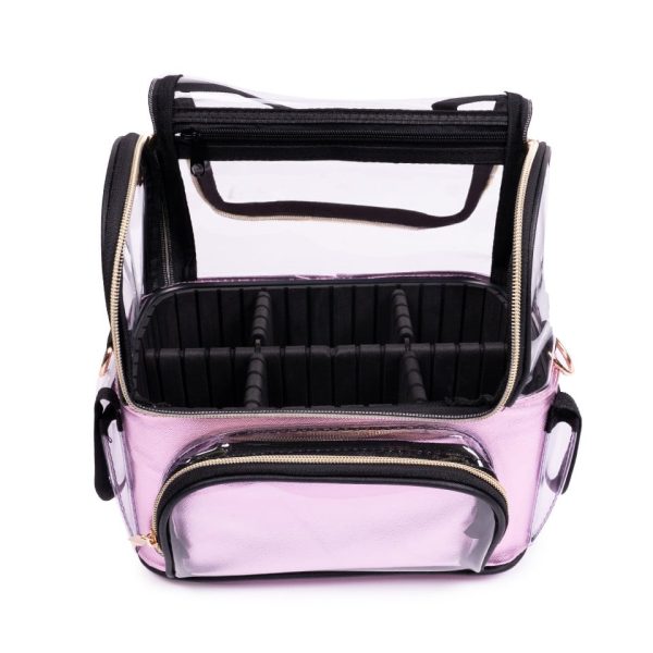 Geanta Produse Cosmetice SensoPRO Milano, Vanity Travel Pink