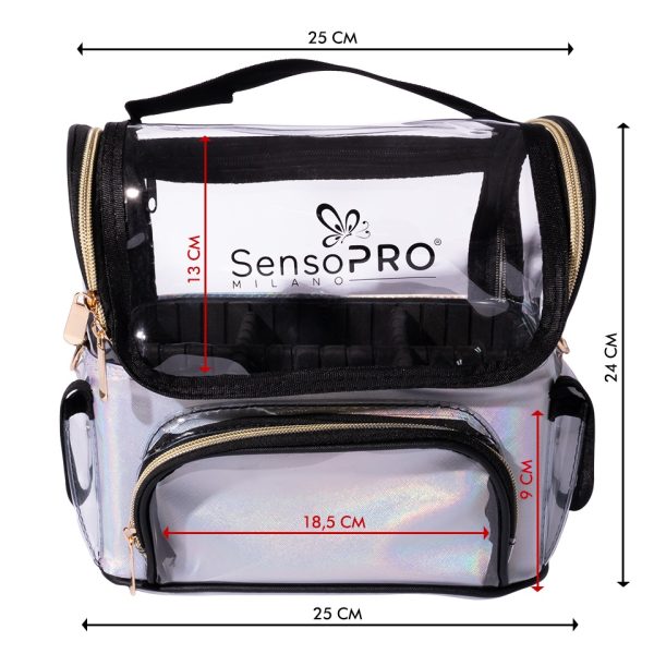 Geanta Produse Cosmetice SensoPRO Milano, Vanity Travel Unicorn