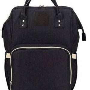 Geanta rucsac Living Share pentru mamicile de bebelusi, negru