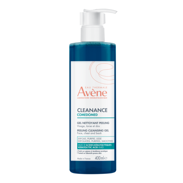 gel-de-curatare-exfoliant-comedomed-peeling-cleanance-400-ml-avene.png Gel de curatare exfoliant Comedomed Peeling Cleanance, 400 ml, Avene