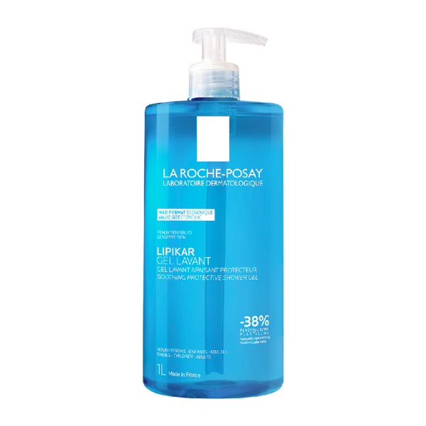 gel-de-dus-lipikar-1litru-la-roche-posay.png Gel spalare piele sensibila, bebelusi, copii, adulti Lipikar, 1 litru, La Roche-Posay