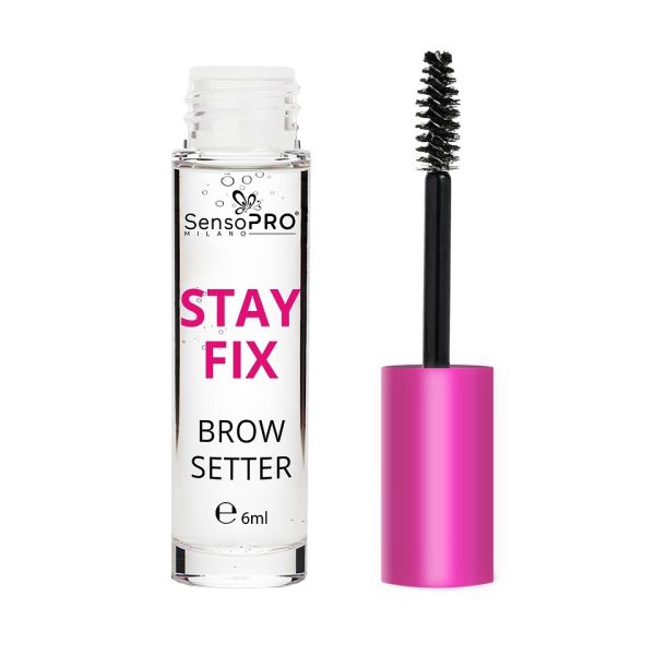 Gel fixare sprancene transparent Stay Fix, SensoPRO Milano