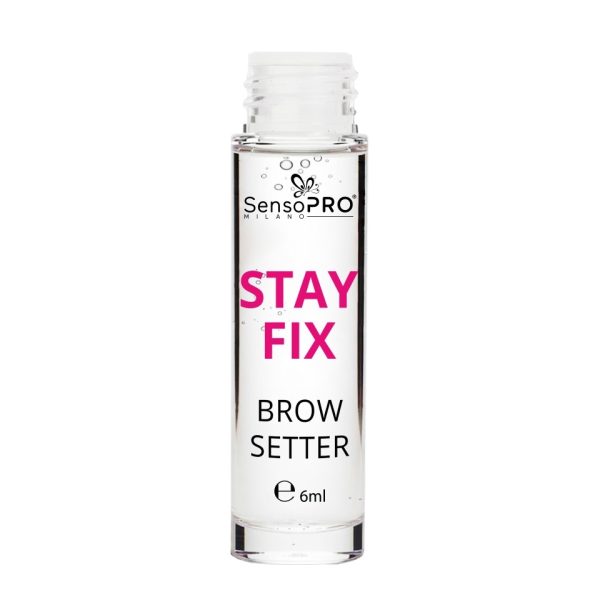Gel fixare sprancene transparent Stay Fix, SensoPRO Milano
