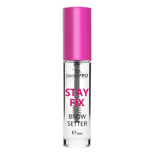 Gel fixare sprancene transparent Stay Fix, SensoPRO Milano