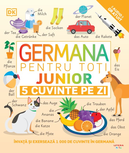 Germana pentru toti. Junior. 5 cuvinte pe zi