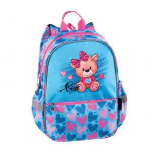 Ghiozdan Pulse Junior Teddy pentru clasa pregatitoare si clasa I, 35x28x12 cm