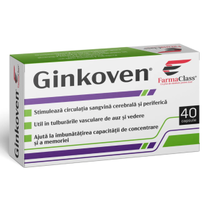 Ginkoven, 40 capsule, FarmaClass