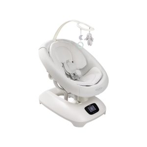 Leagan electric Graco Eluma Sway cu tehnologie inteligenta de detectare a plansului, pentru bebelusi, alb Rori