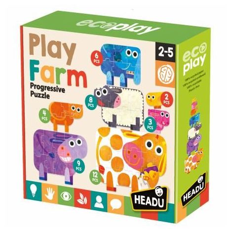 headu-ecoplay-puzzle-progresiv-sa-ne-jucam-cu-ferma.jpg Headu Ecoplay - Puzzle Progresiv - Sa Ne Jucam Cu Ferma