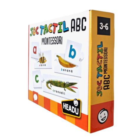 Headu Montessori - Joc Tactil Abc Romana