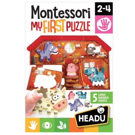 Headu Montessori - Primul Meu Puzzle - Ferma