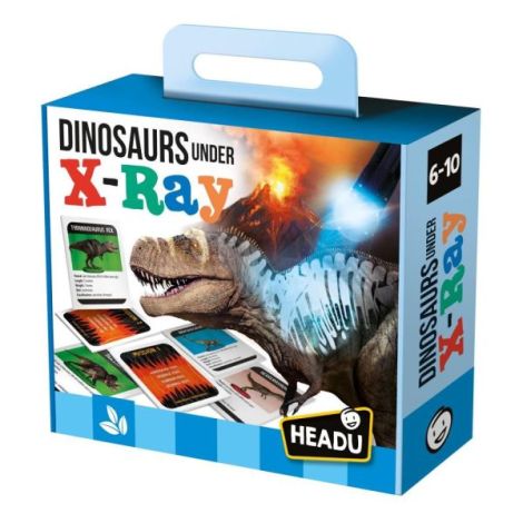 Headu Stem - Joc Cu Lanterna Uv - Descopera Dinozaurii