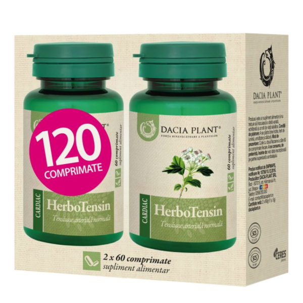 herbotensin-120-comprimate.png HerboTensin, 120 comprimate, Dacia Plant