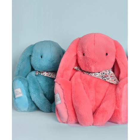 iepuras-doudou-jucarie-de-plus-25-cm-turcoaz-2.png Iepuras Doudou - jucarie de plus, 25 cm, turcoaz